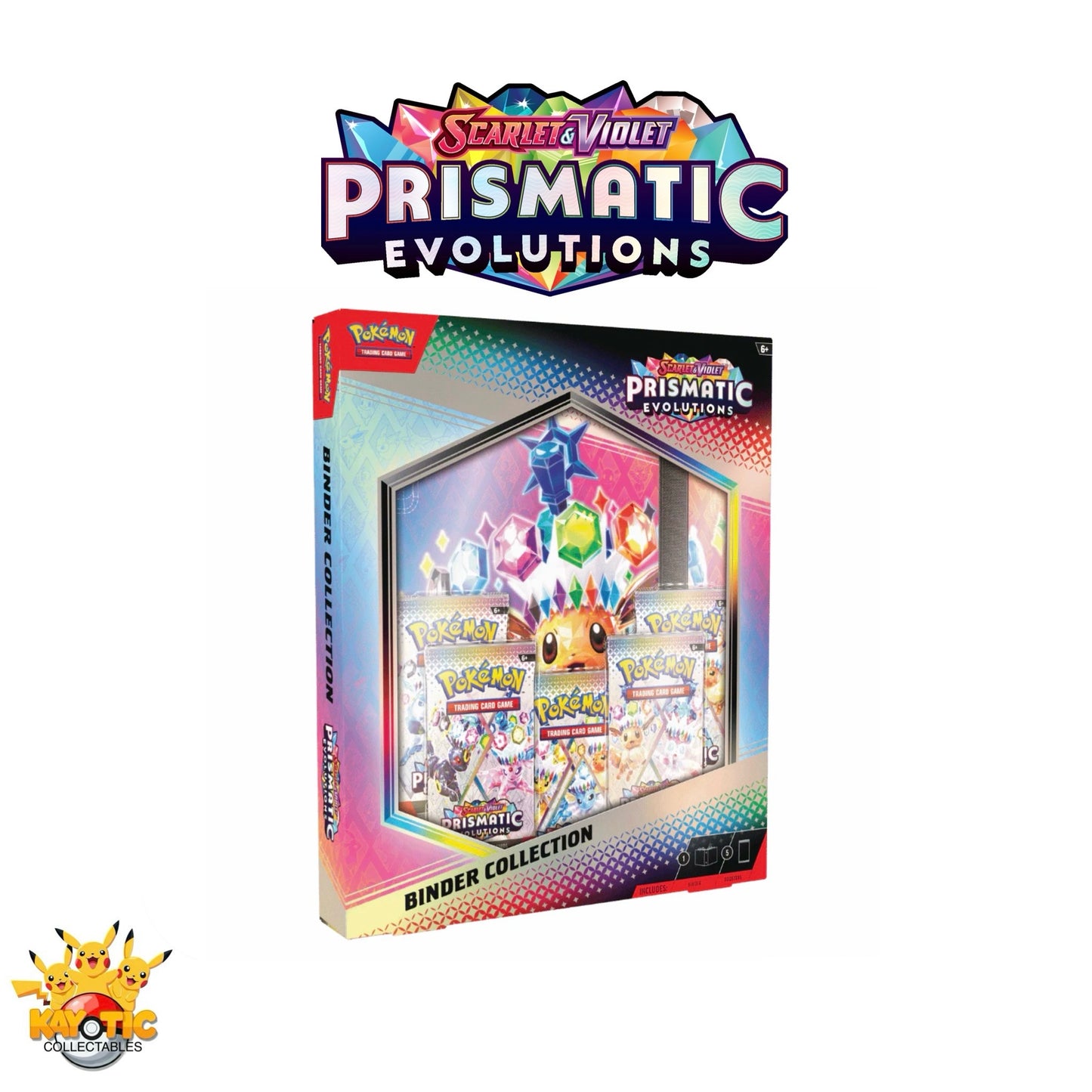 Pokemon Prismatic Evolutions - Binder Collection Box