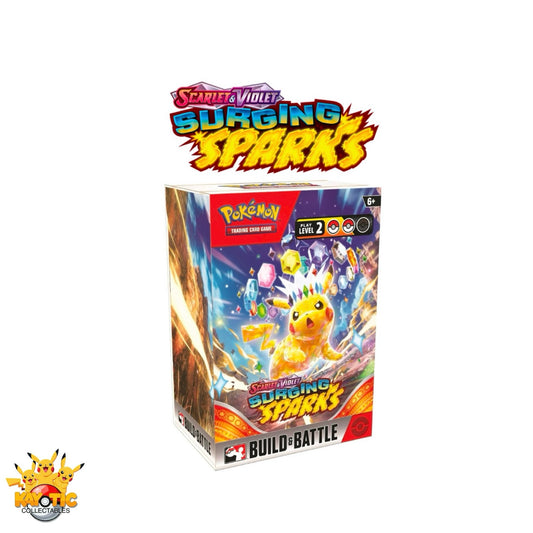 Pokemon Surging Sparks Build & Battle Deck Box