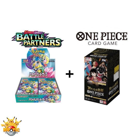 Bundle Pokemon + One Piece Booster Boxes