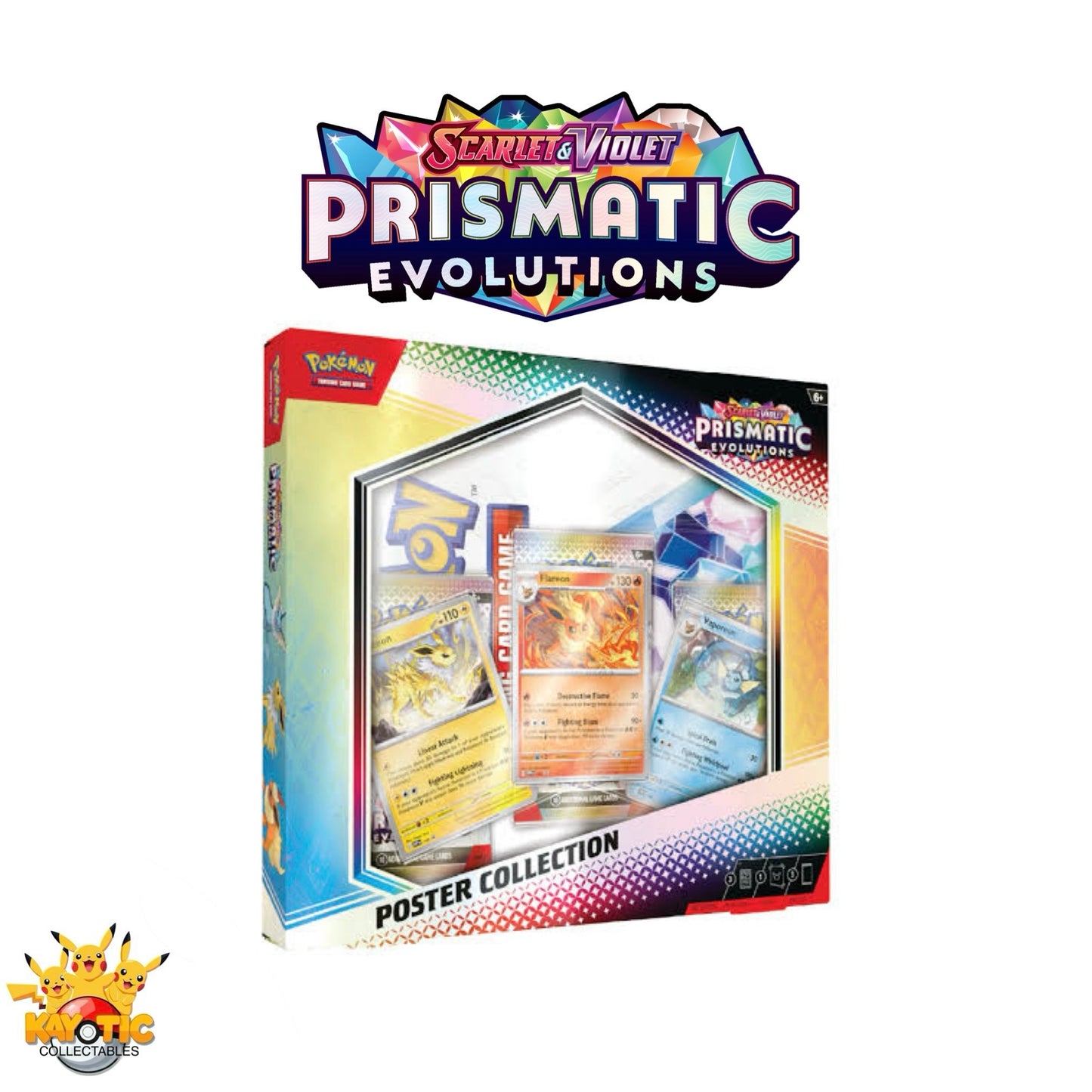 Pokemon Prismatic Evolutions - Poster Collection Box